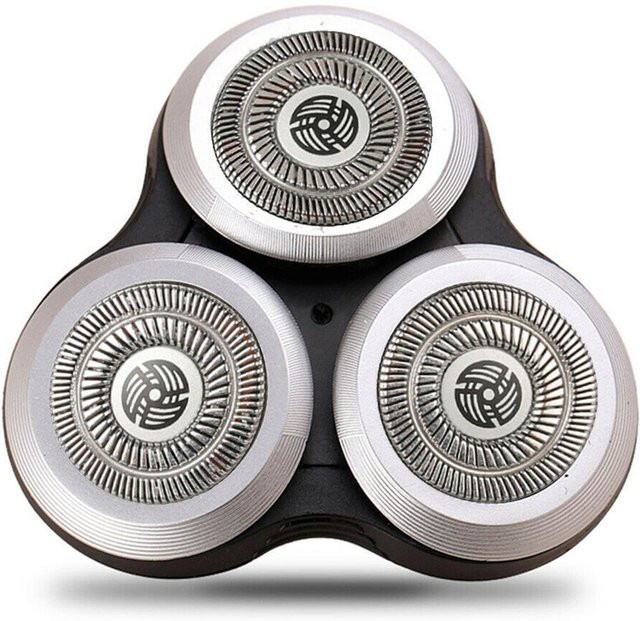 Philips Ersatz-Rasierer-Klingenköpfe für S9000 RQ10 in Schwarz und Silber, waschbar - Bild 1