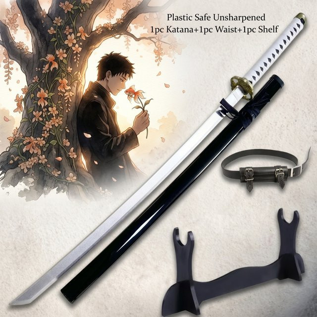 Bandai Kagurabachi Katana, Schwert mit Ständer-Set, 1:1 Maßstab, Kunststoff - Bild 1