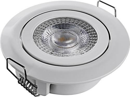 Heitronic DL7202 LED-Einbauleuchte in Weiß mit 5W Leistung - Bild 1