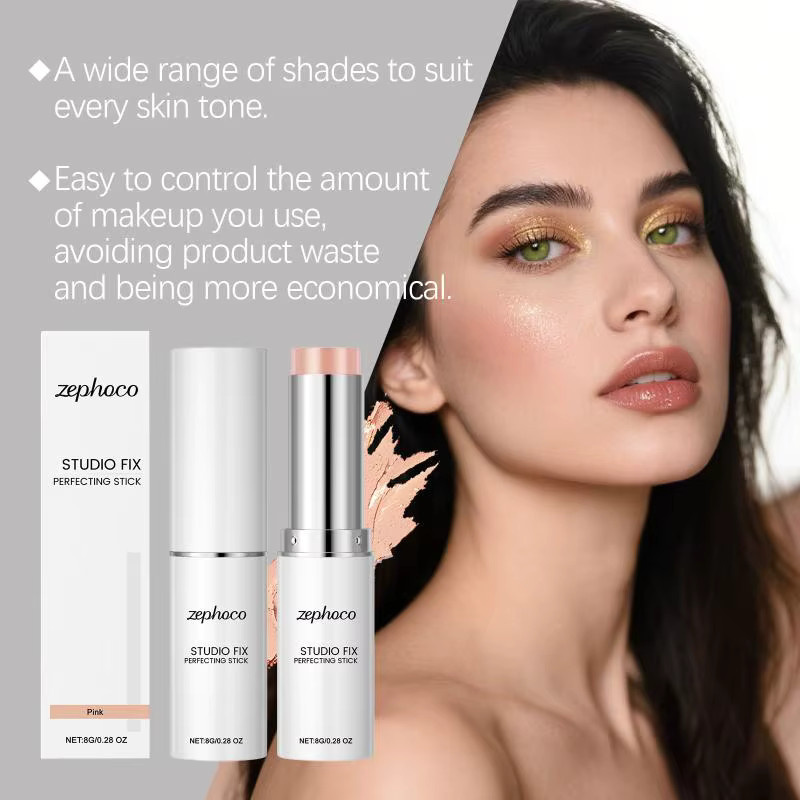 Rosa Foundation-Stick, Feuchtigkeitsspendender Concealer - Bild 3