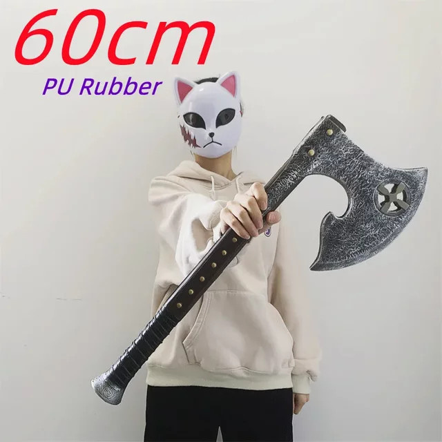 LeiNingYuan Ritter Biest Axt Tomahawk, Prop, Gummi, Grau - Bild 1