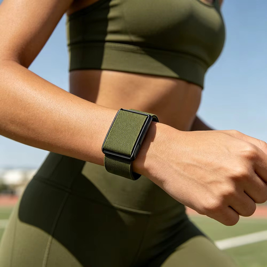 Amazfit Uhrenarmband, Metallrahmen, Nylon, Schwarz, Unisex - Bild 6