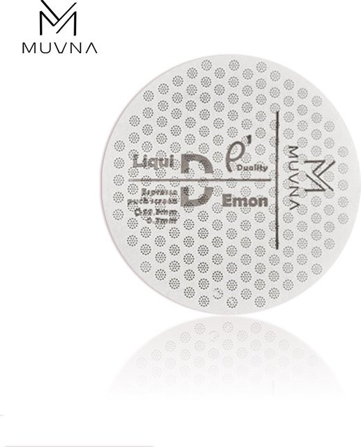 MUVNA Metall Puck-Sieb aus Edelstahl für Espresso-Siebträger, Farbe: Silber, Durchmesser: 51 mm, 53 mm oder 58,5 mm (je nach Auswahl) - Bild 1