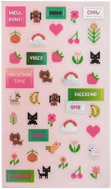 Rico Design Paper Poetry Foliensticker Pixel Power - Bild 1
