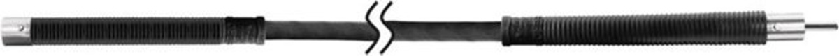 PFERD Biegwelle BW 10 SE 11 in Schwarz mit DIN10/G28 Anschluss, 2m Länge, 18.000-750 RPM und 22mm Durchmesser - Bild 2