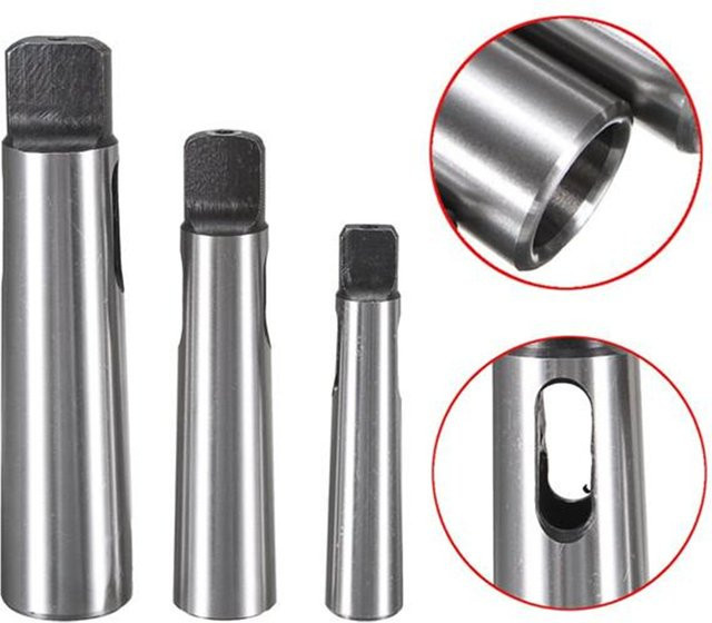 MEMEX Morse Variable Durchmesserhülse für CNC-Maschinen MT1 MT2 MT3 MT4 in Silber - Bild 1