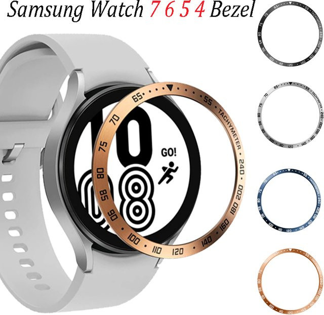 Beael Metalllünette für Samsung Galaxy Watch, Roségold, Unisex - Bild 1