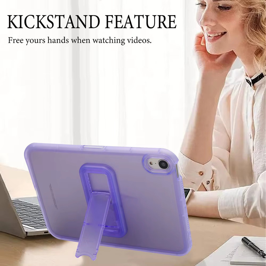 Standhülle für Apple iPad Pro und Air verschiedene Generationen mit Kickstand Cover in Blau und Lila - Bild 2
