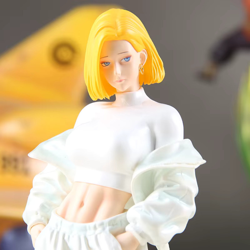 Bandai Dragon Ball Statue Figur, Roboter 18, Schreibtischdekoration - Bild 2