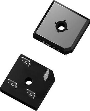 Diotec KBPC3501FP Brückengleichrichter in Schwarz, 100V, 17.50A - Bild 1