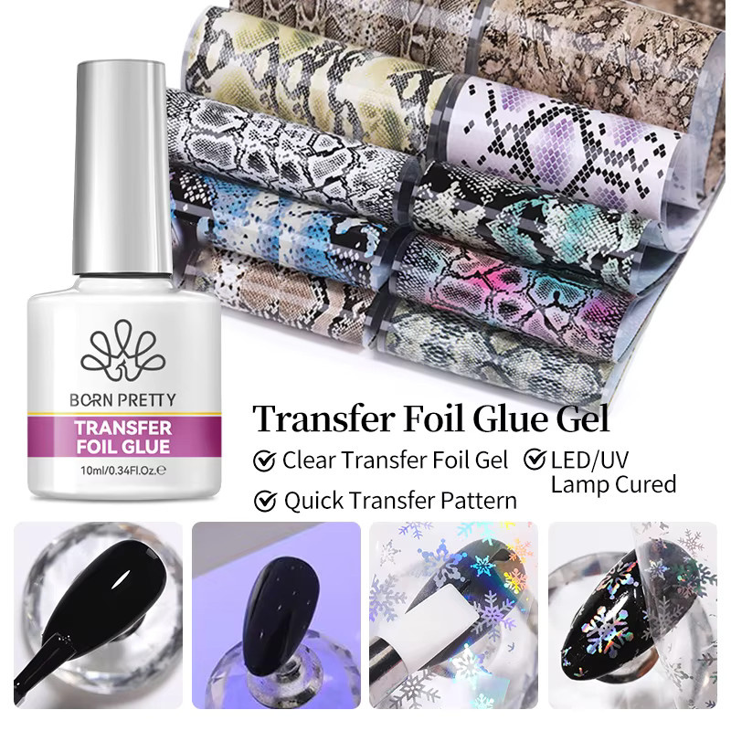 BORN PRETTY Transfer-Folien-Nagelgel, 10 ml, Unisex - Bild 3