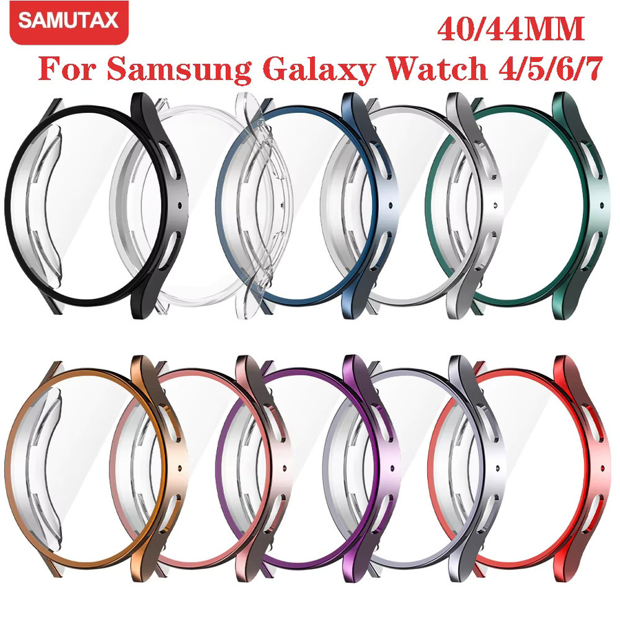 SAMUTAX Schutzhülle für Samsung Galaxy Watch, Silikon, Pink - Bild 2