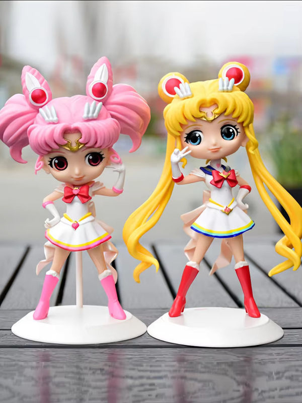 Bandai Figuarts Qposket Sailor Moon Cosmos Tsukino Usagi Eternal Sailor Moon Anime Actionfigur in Mehrfarbig - Bild 4