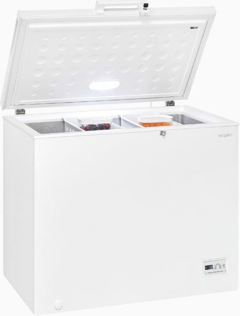 GT250-HE-040D Gefriertruhe in Weiss mit Super Freezing und LED-Innenbeleuchtung - Bild 1