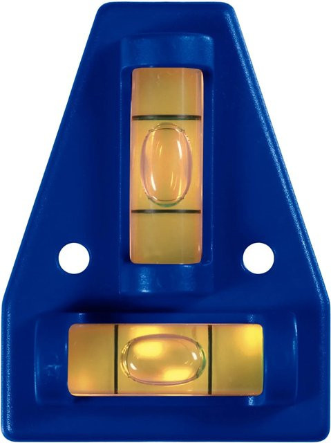 LUX-TOOLS Kreuzwasserwaage Classic in Blau - Bild 1