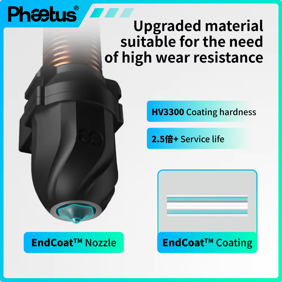 Phaetus AD5M Pro Conch Hotend mit abnehmbarer Düse für Flashforge FDM 3D-Drucker - Bild 2