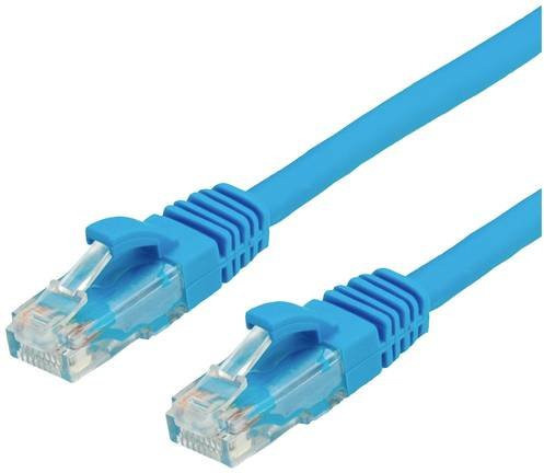 Value RJ45 Patchkabel CAT 6a U/UTP Ethernet LAN Blau, Länge: 3,00 m - Bild 1