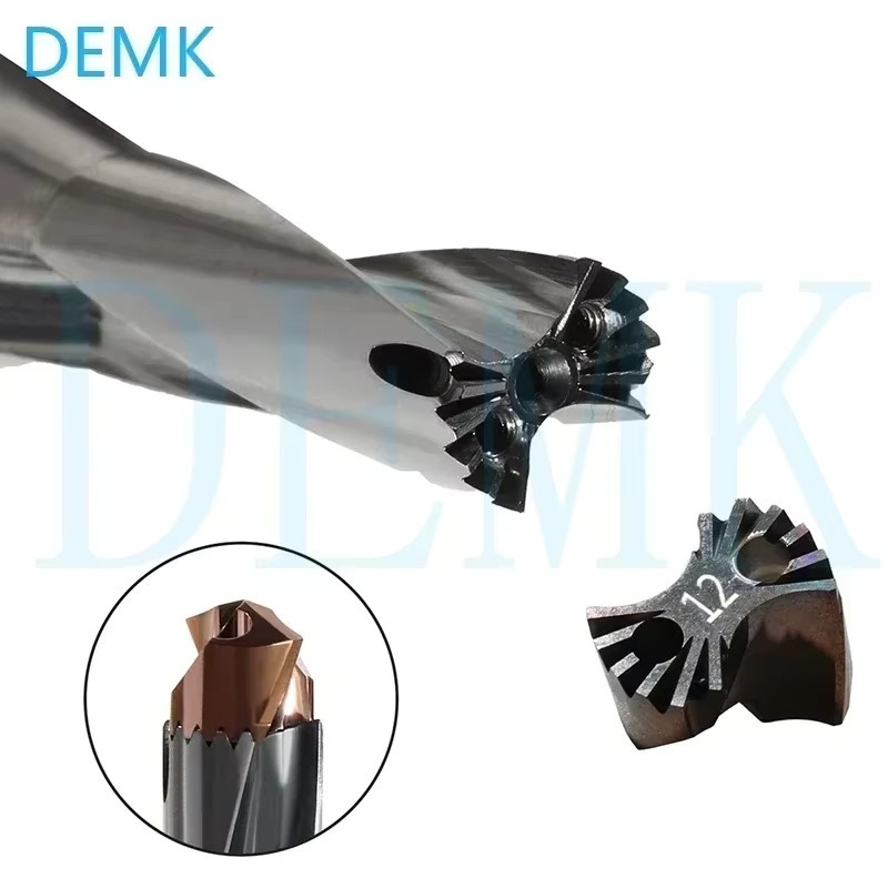 Crown Hochgeschwindigkeits-Spiralbohrer mit Innenkühlung für CNC-Lochbearbeitung, Silber, Durchmesser: 10–25,8 mm - Bild 3