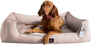 Tierlando Orthopädisches Hundebett SCARLETT in Beige mit herausnehmbarem Bezug und Matratzenschoner - Bild 1