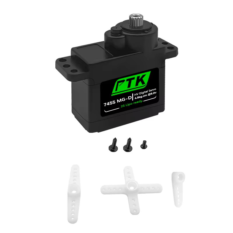 PTK 7455MG-D Servo, Digital Servo, mit Metallgetriebe, Schwarz - Bild 5