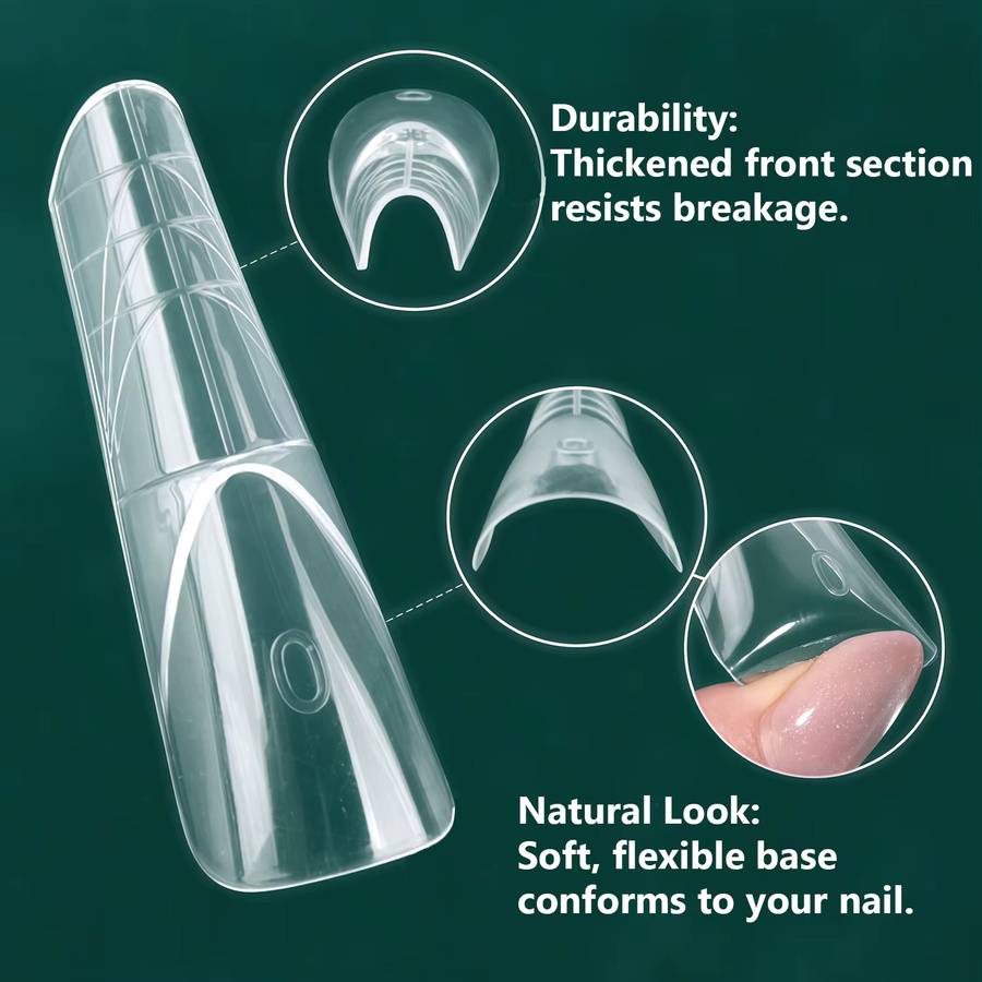 Nailpop Nagel Dual-Formen Ballet French, 150 Stück - Bild 2