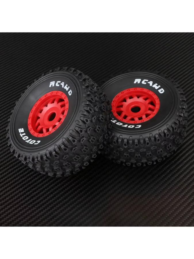 RCAWD Radreifen für 1/8 Arrma Mojave 4S, 2-teiliges Set, Gummi, Schwarz - Bild 7