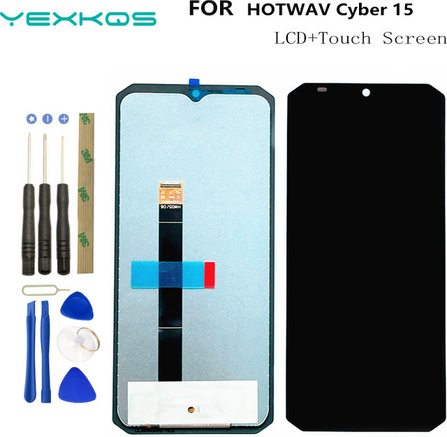 HOTWAV Cyber 15 Ersatz LCD-Display mit Touchscreen-Digitizer-Baugruppe in Schwarz, 6,6 Zoll - Bild 1