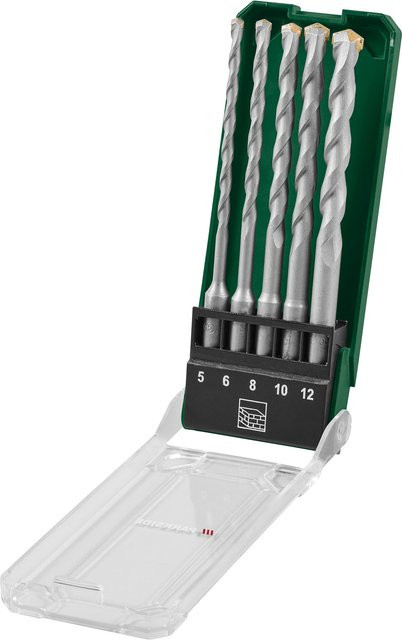 Parkside HSS-Multifunktionsbohrer-Set mit Carbide-Spitze, 5-teilig, Farbe Silber - Bild 1