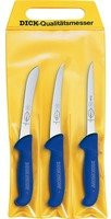 DICK ErgoGrip Messersatz Fisch, 3-teilig, Blau - Bild 1