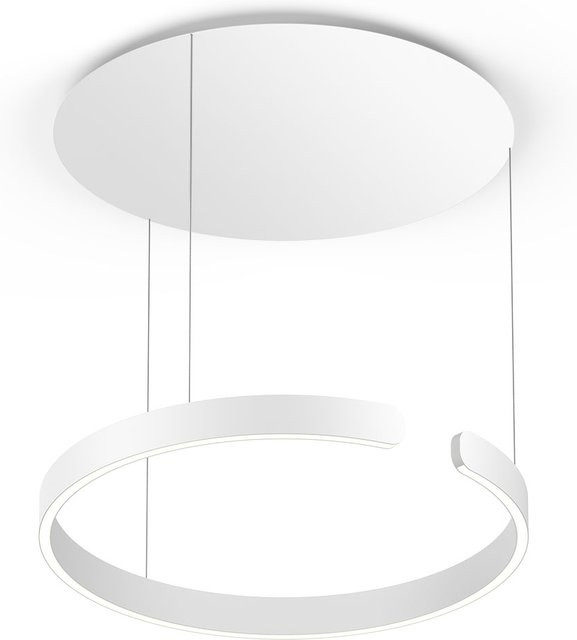 Occhio Mito sospeso 60 up LED-Pendelleuchte in Weiß matt mit Occhio air Modul und x-tra warm LED (2200K - 3500K) für die Tischbeleuchtung - Bild 1