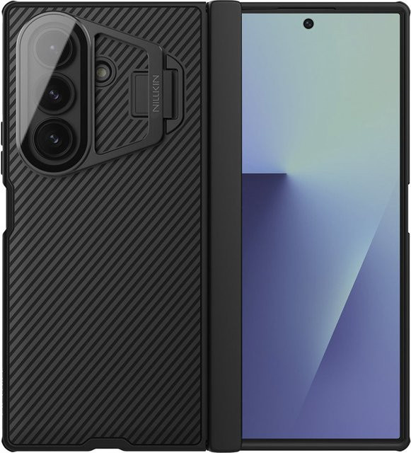 Nillkin CamShield Pro MagSafe-Hülle für Samsung Galaxy Z Fold7 F966 mit transparentem Objektivschutz, Schwarz - Bild 1