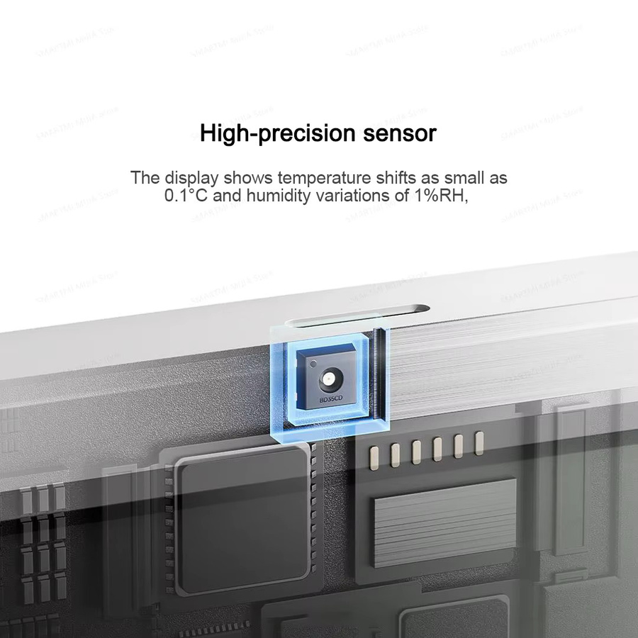 MIJIA Smart Temperatur- und Feuchtigkeitsmonitor 3mini in Weiß mit App-Steuerung - Bild 3