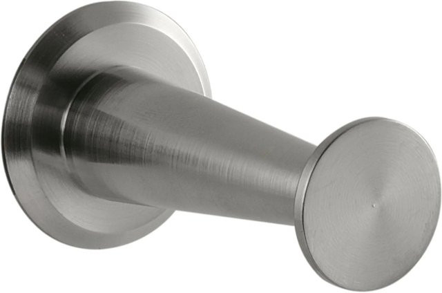 Simausrom Mantelhaken Medellot Platte, Farbe: Silber, Material: Aluminium, Oberfläche: Vernickelt Glänzend, Durchmesser: 30 mm, Tiefe: 53 mm - Bild 1