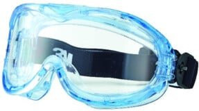 3M Fahrenheit Vollsichtbrille mit Antikratz-Schutz in Blau und Schwarz nach EN 166 - Bild 2