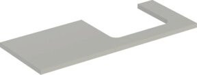Geberit Waschtisch-Platte One in Greige, lackiert, B/T/H: 120 x 47 x 3 cm - Bild 1