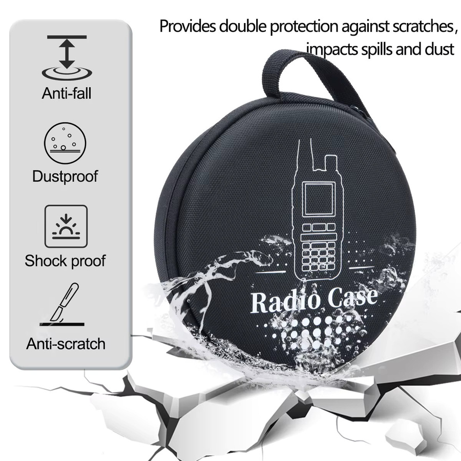 ABBREE UV-5R Mini Tragetasche für Funkgeräte in Schwarz - Bild 2