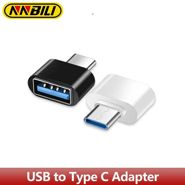 Nnbili USB-C auf USB 3.0 Adapter OTG in Schwarz für MacBook Pro, iPad Mini 6 und MacBook Air - Bild 1
