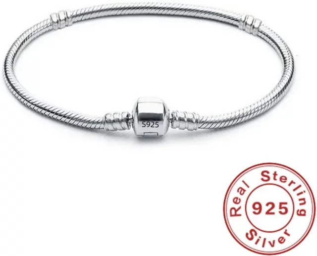 Armband 925 Silber, Schlangen Kette, Damen - Bild 1