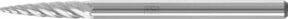 PFERD TOOLS Hartmetall Hochleistungsfrässtift INOX Spitzbogen SPG in Silber, Durchmesser: 3 mm, Länge: 13 mm, Schaft-Durchmesser: 3 mm für Edelstahl - Bild 1
