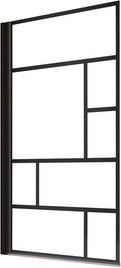 Schulte Badewannenfaltwand Komfort 1-teilig Mattschwarz B: 80 cm, H: 140 cm - Bild 2