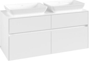 V&B Waschtischunterschrank Collaro für 2 Waschbecken, Weiß Matt, B/T/H: 120 x 54,8 x 50 cm - Bild 1