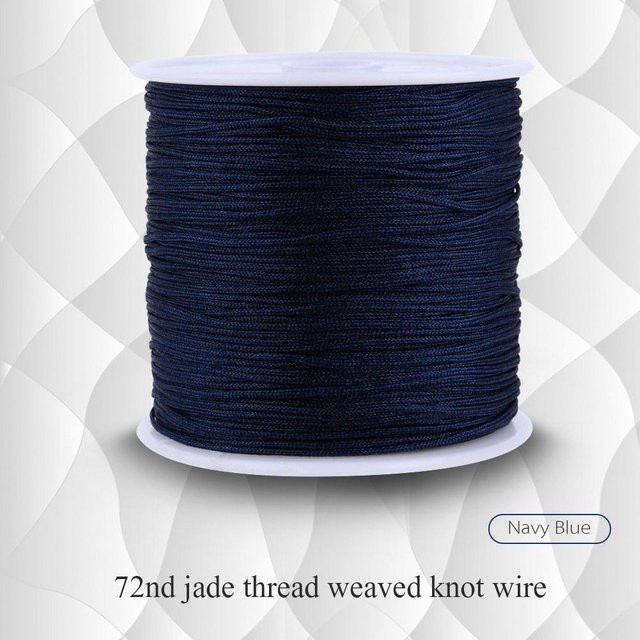 Nylon Kordel Dunkelblau, 100m x 0,8mm - Bild 1