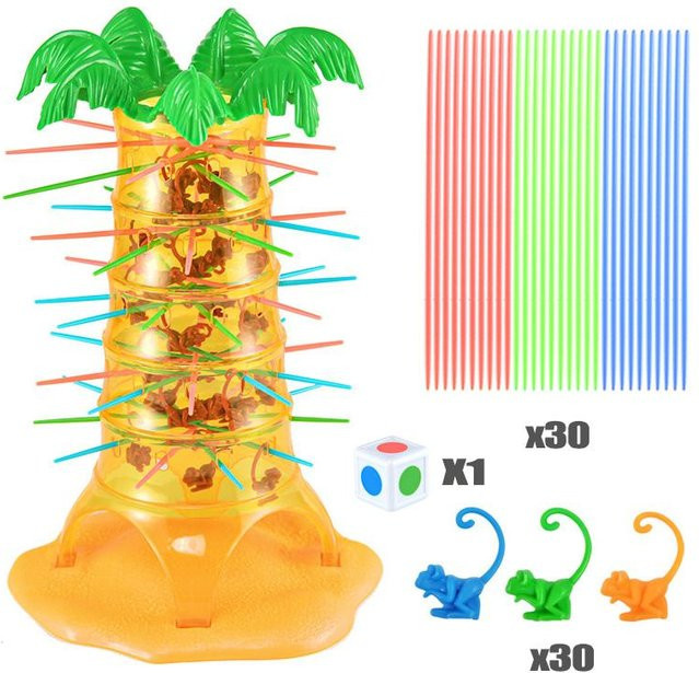 Affen-Down-Spiel, Affenkletterbaum-Spiel, Geschicklichkeit, ab 14 Jahre - Bild 1