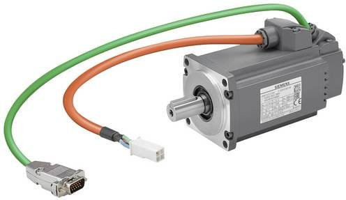 Siemens SIMOTICS S-1FL6 LI Synchronmotor 1FL6034-2AF21-1MG1, 1AC/3AC 230V, 1,27 Nm, 3000 1/min, grau - Bild 1