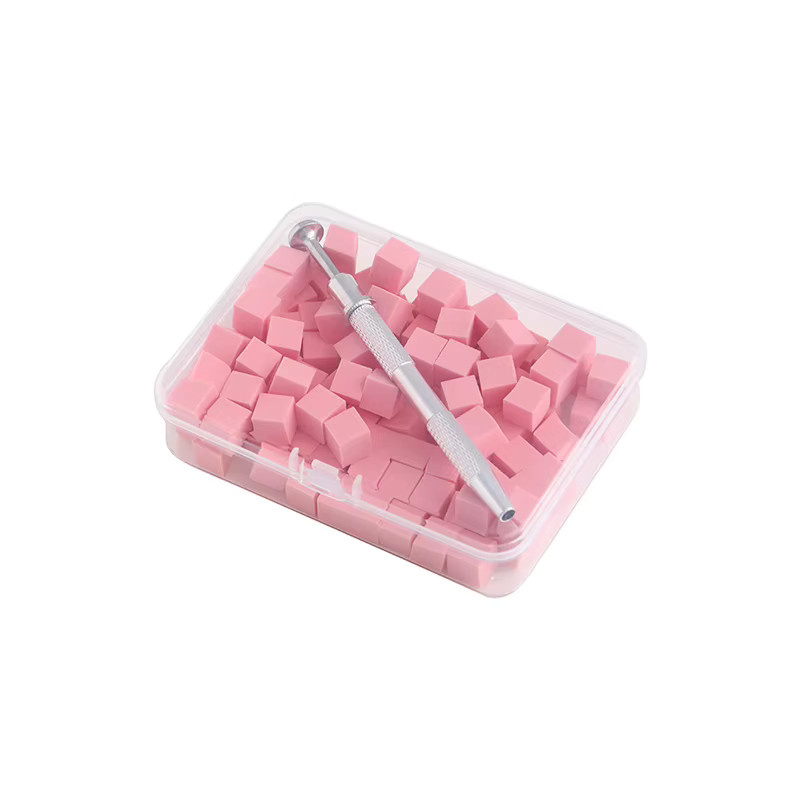 JCSYFAC Nail Art Schwamm Set, Gradient Quadrat Schwamm Pinsel, 50/100 Stück - Bild 2