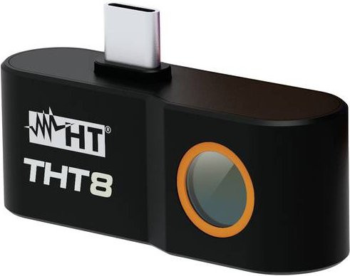 HT Instruments THT8 Handy Wärmebildkamera in Schwarz mit USB-C Anschluss für Android Geräte, Messbereich -20 bis +400°C, 25Hz - Bild 1