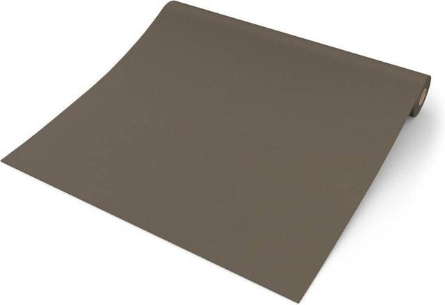 A.S. Création Vliestapete Uni Braun Beige Matt B/L: 53 x 1005 cm - Bild 1