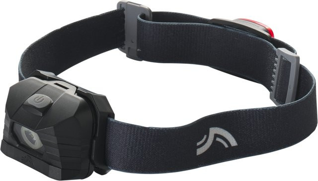CRIVIT LED Stirnleuchte und Campingleuchte mit verstellbarem Band, IP44, Batteriebetrieben, Weiß/Rot/Schwarz - Bild 1