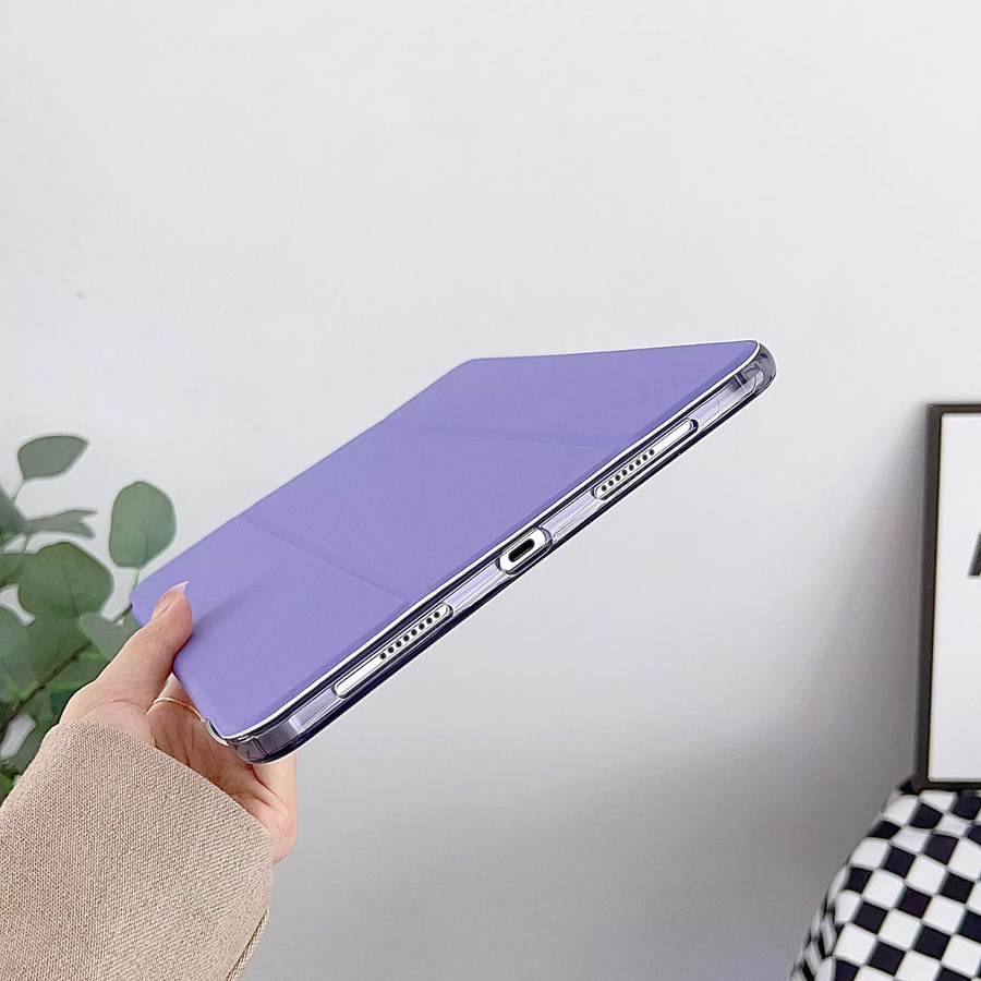 Stoßfeste Acryl Tablet-Hülle für Apple iPad Pro, Air und Mini in Grau - Bild 2