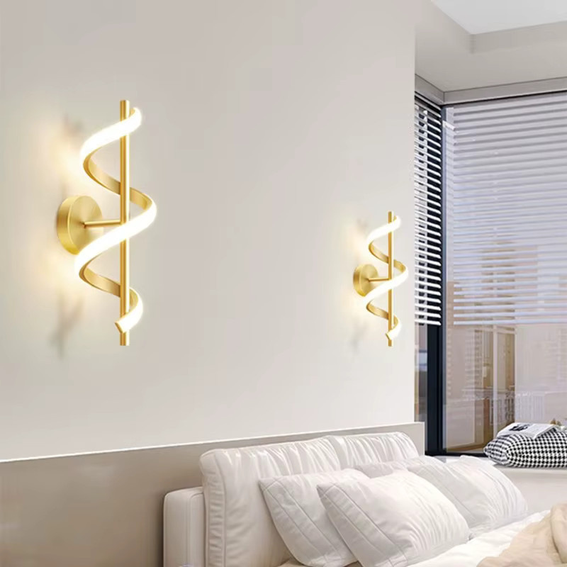 Moderne LED-Wandleuchte von DARHYN in Weiß mit warmweißem Up-and-Down-Licht für Wohnzimmer, Schlafzimmer, Flur und Arbeitszimmer - Bild 2